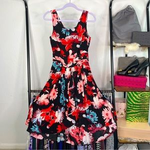 Eva Mendes for New York & Company Floral Asymmetrical Sundress